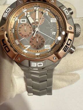 Invicta Speedway Elite Men's Watch Shotblast, Titanium 50mm (49882) Chronograph